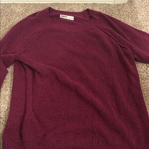 Sonoma Deep Red Knit Sweater